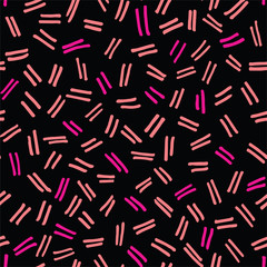 Abstract Seamless Pattern. Brush Strokes.
