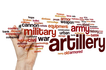 Artillery word cloud