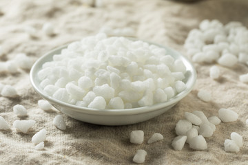 Fototapeta na wymiar Organic White Pearl Sugar