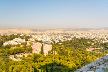 Fototapeta na wymiar Landscape in Athens Greece