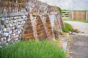 Brick and Stone Fence