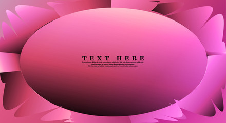 Oval vector frames are ready for your design background