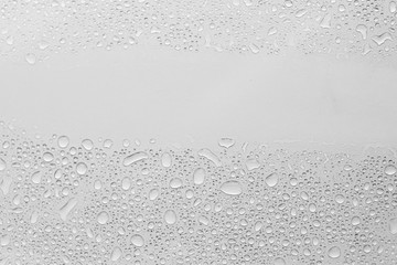 Water Drops On white Background, Texture colorful waterdrop/