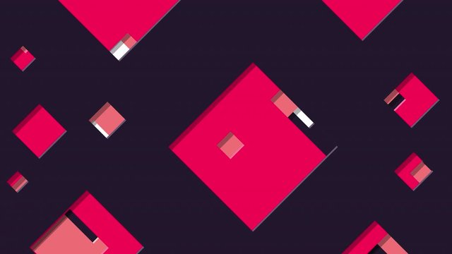 Abstract Generative Art color distributed plygones holes background video