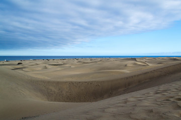 Fototapeta na wymiar Maspalomas Dunes, Gran Canaria, Canary Islands
