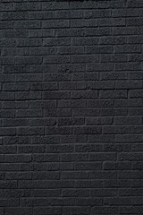 Background of black bricks