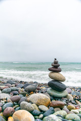 roca en las playas de peru