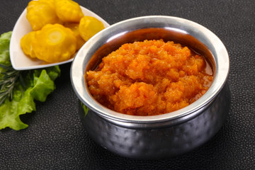 Zucchini squash caviar