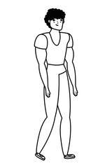 Isolated avatar man vector design