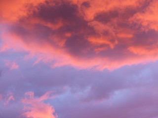 Obraz premium Ciel nuage coucher de soleil Sky cloud sunset