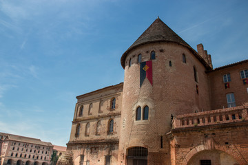 Fototapeta premium Villemur sur Tarn, Haute Garonne, Occitanie