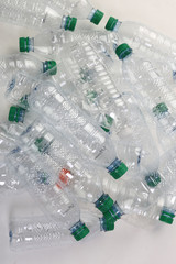 pile of plastic water bottles