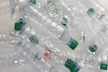 pile of plastic water bottles