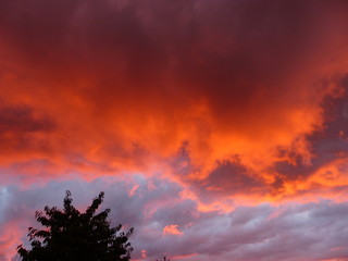 Obraz premium Ciel nuage coucher de soleil Sky cloud sunset