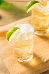 Homemade Bourbon Whiskey Ginger Lime