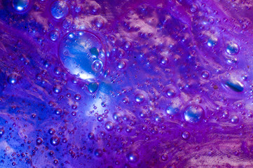 Liquid art gel gradient blue violet background