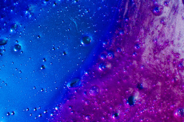 Liquid art gel gradient blue violet background