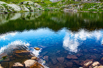 reflections on the Magna fork lake number two