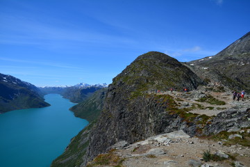 Obraz premium mountain landscape with lake