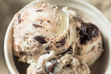 Homemade Moose Tracks Ice Cream