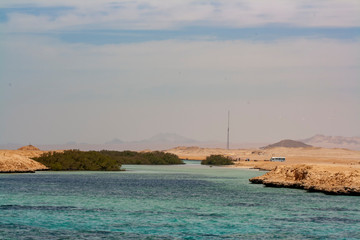 The coastline of Ras Mohammed National Park in the South Sinai, Egypt