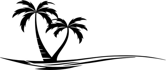 Beach Palm Skyline