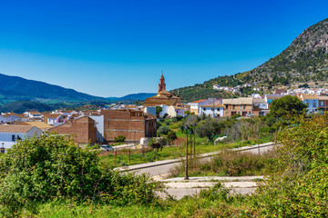 Fototapeta na wymiar The historical town of Algodonales, Cadiz, Andalusia, Spain