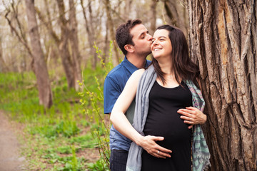 Nice and Romantic moments for pregnant couple