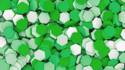 Fototapeta na wymiar 3d illustration of honeycomb abstract background