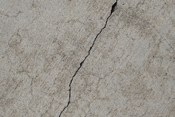 Obraz premium Crack in concrete on the streets of Los Angeles for interior design
