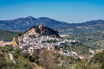 Fototapeta na wymiar Montefrio in the Granada region of Andalusia in Spain