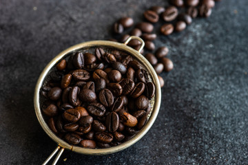 Coffee beans concept