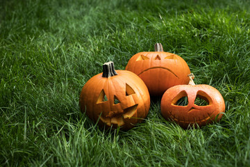 jack-o-lantern, halloween carved pumpkin