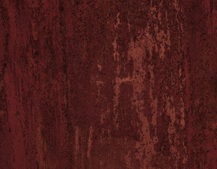 Seamless red crackle texture of old painted metal door weathered by the time. Several layers of shabby peeling enamel paint.
