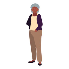 happy grandparents day flat design