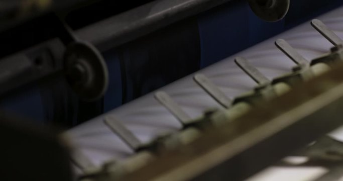 The machine in the printing house gives the next pages.