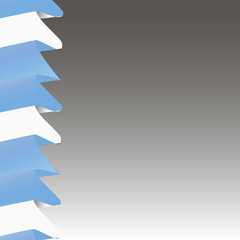 Background with flag of Argentina. Colorful illustration with flag for web design. Illustration with grey background.