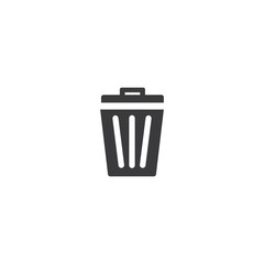 Trash basket icon