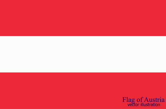 Bright background with flag of Austria. Happy Austria day background. Bright illustration with flag .