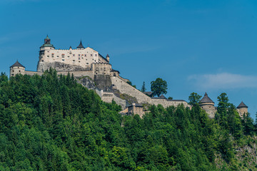 Fototapeta na wymiar Austria, Hohenwerfen Castle