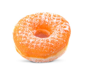 Sugar Ring Donut Isolated on a White Background