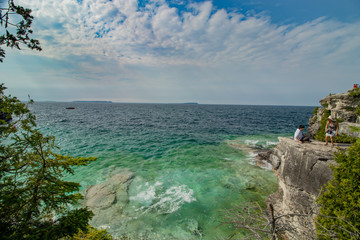 Relaxing evening at the Georgian Bay, ON
