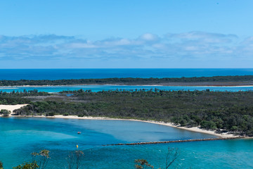 tropical island in the sea