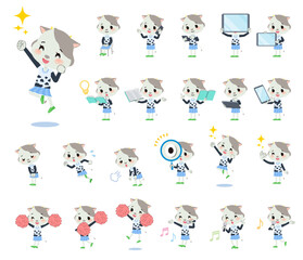 Obraz premium animal Cow girl_Action