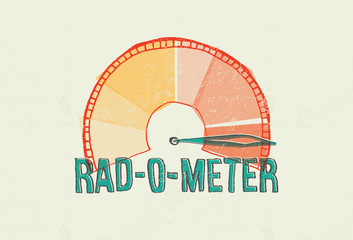 Rad-O-Meter Birthday Card // You're Awesome