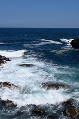 庄内浜の荒波 日本海