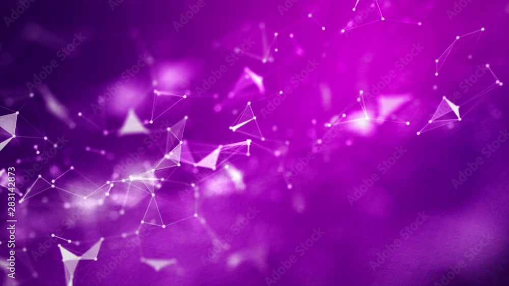 Poster abstract background futuristic dot point and connection line for network cyber technology concept wi