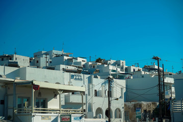 The main marketplace of paros island