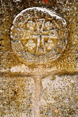 Cross in Ruined Church on Mt. Gerizim