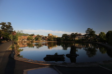 奈良　猿沢池